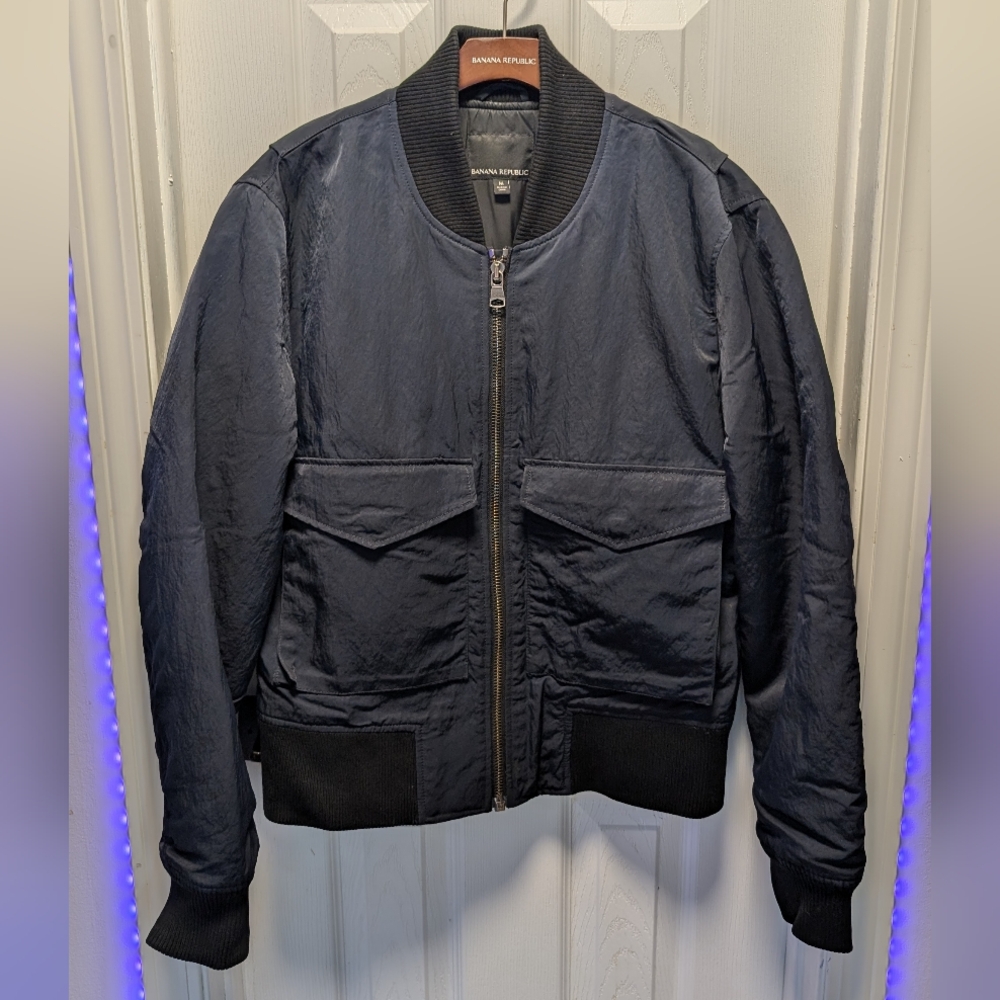 Banana Republic Navy Bomber Jacket
